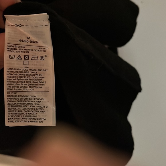 Banana Republic Italian Merino Wool Crewneck Star Sweater M - Picture 10 of 10